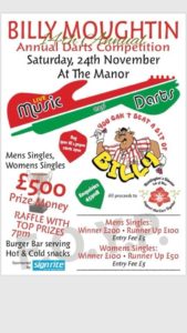 2018 Billy Moughtin Darts Comp